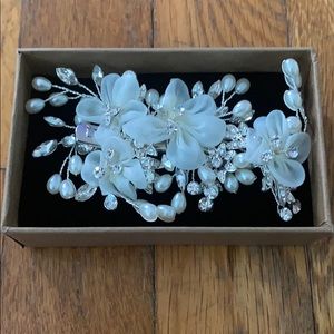 Pearl and Crystal Hair Clip
